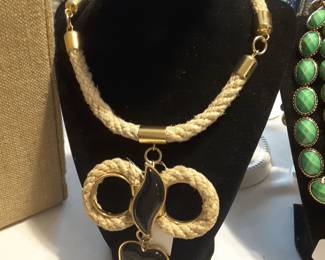 Valentino cord necklace