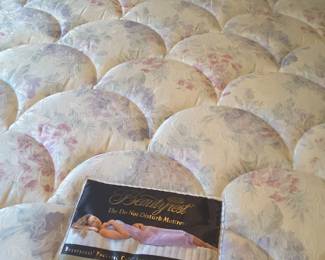 Close shot of mattress set