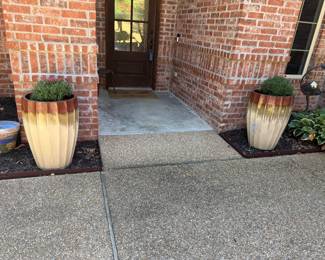 large Glazed Urns 80.00 each/ SOLD