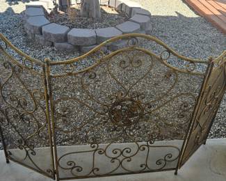 Large fireplace screen now $12.50