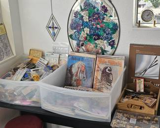 Crafting supplies and crafting books $1 each