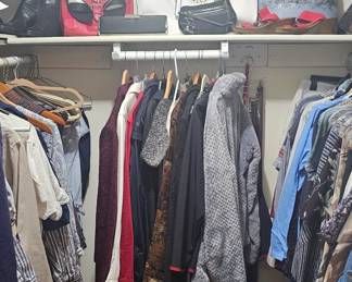 Packed closet of ladies clothing now $1.50 each