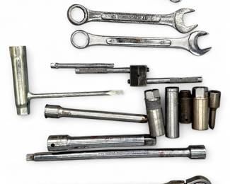 Collection Of Vintage Spark Plug Wrenches, Wrenches, & Sockets ft. S&K Brand