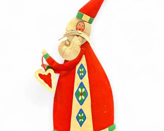Metal Santa Claus Figurine