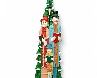 Vintage Dickens-Style Caroler Family Figurine