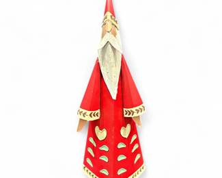 Metal Santa Claus Sculpture