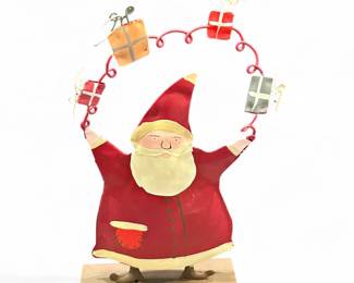 Metal Santa Claus Figurine