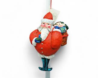 Vintage Dept 56 No'L Santa Claus Ornament, 1994