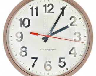 Westclox 26135 Electric Wall Clock, 1960s-70s