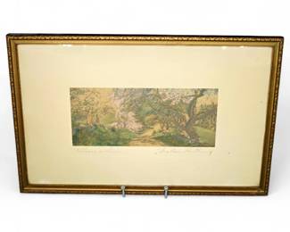 Wallace Nutting Hand-Colored Photograph – "Blossom June"