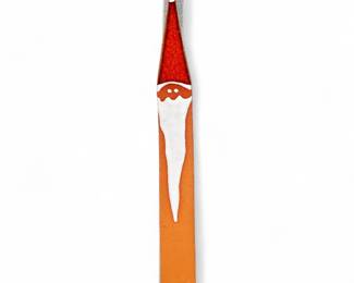 German Wooden Minimalist Santa Claus Decorative Stick Figure
