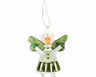Handmade Christmas Glass Ornament