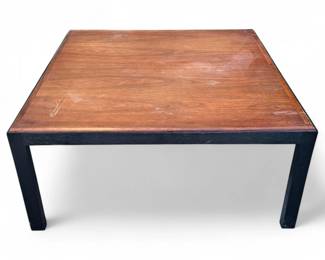MCM Walnut & Ebonized Coffee Table