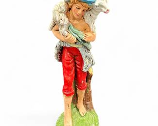 Vintage Italian Fontanini-Style Christmas Nativity Shepherd Figurine