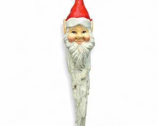 Santa Claus / Elf Icicle Christmas Ornament