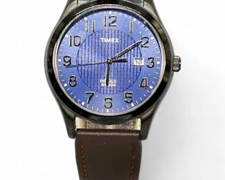Vintage Timex Indiglo Gunmetal Men’s Quartz Watch