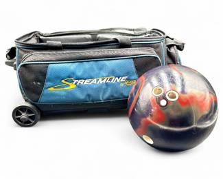 Storm Streamline Bowling Roller Bag w/ Ebonite Ball