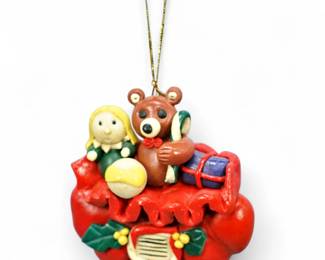 Vintage Clay Dough Christmas Ornament
