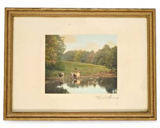 Wallace Nutting Hand-Colored Photograph