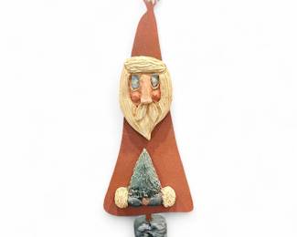 Folk Art Santa Claus Figurine