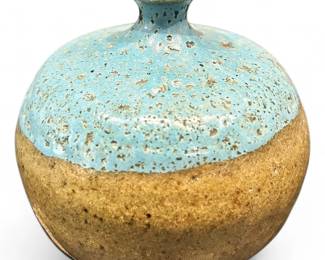 Handcrafted Studio Pottery Ceramic Free-Form Vase