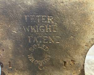 Close up of Anvil stamp