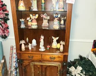 Wooden bookcase full of …….