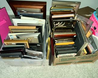LOTS AND LOTS OF FINE FRAMES