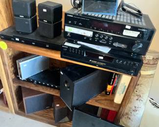 Yamaha, Sony and Bose home stereo