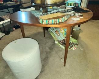 Walnut MCM dinette table (went with the chairs)
