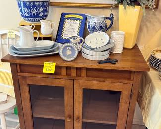 Short Mission style cabinet