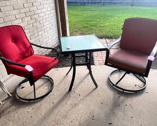 Patio chairs