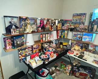 BARBIES, TOYS, GAMES & PUZZLES!