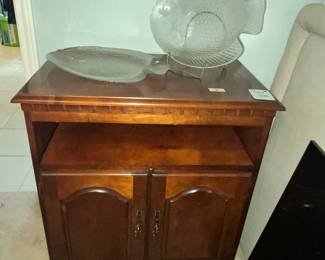Small solid wood cabinet