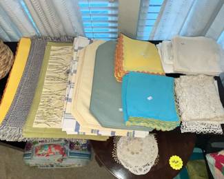 Placemats and napkins