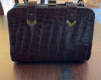 Vintage Crocodile Furla Bag