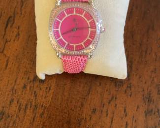 Judith Ripka Pink Watch