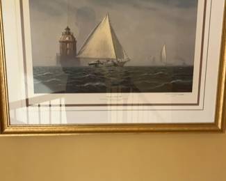 Coastal Scene Print