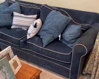 Blue Velvet Couch