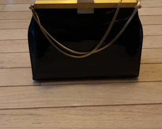Vintage Koret Black Clutch Handbag