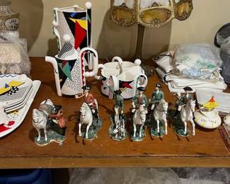 Nymphenburg Porcelain Figurine Set