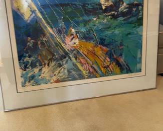 Singend & Numbered LeRoy Neiman Serigraph