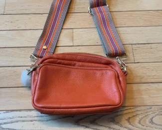 Pom Pom Crossbody Bag