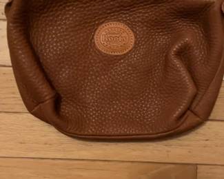 Roots Leather Clutch
