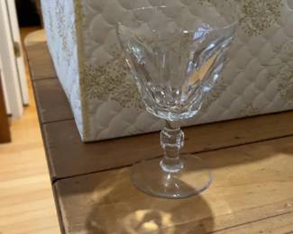 Baccarat Small Chrystal Wine Glasses - Set of 8