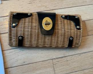 Kate Spade Wicker Clutch