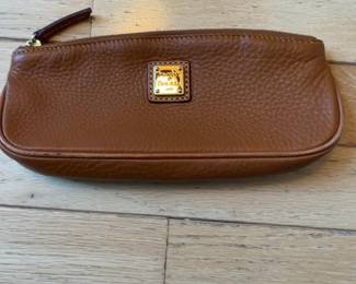 Donney & Bourke Brown Leather Wristlet