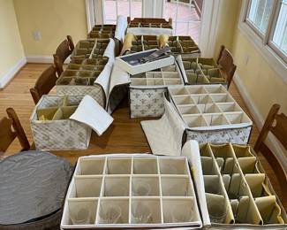 Large Collection of Waterford and Baccarat Sets