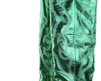 Thigh High Emerald Green Boots