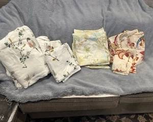 Multiple sets of duvets and sheets Queen and Full size